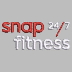 Snap Fitness - Heather 3-Stripes Block Sport Shirt Design