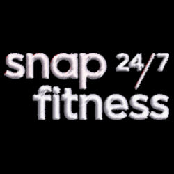 Snap Fitness - 3-Stripes Double Knit Quarter-Zip Pullover - White Design