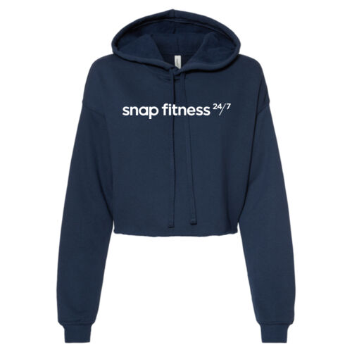 Snap Fitness - Women's Cropped Fleece Hoodie Thumbnail